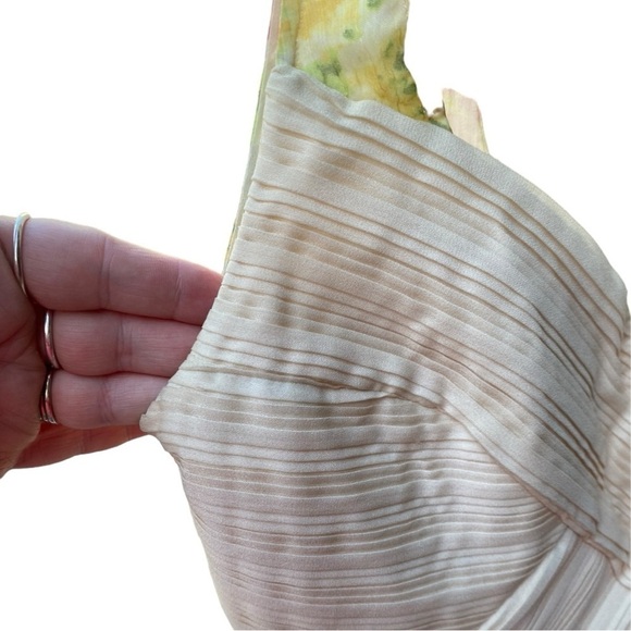 Mcginn Collection Yellow Floral Dress I Size: 4 - Picture 7 of 13